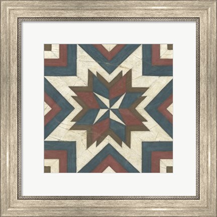 Framed Quilt Motif III Print