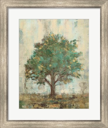 Framed Verdi Trees I Print