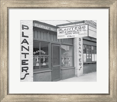 Framed Peanut Buying Office in Enfield, North Carolina Print