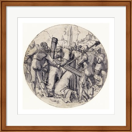 Framed Christ Carrying the Cross Print