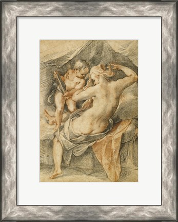 Framed Toilet of Venus Print
