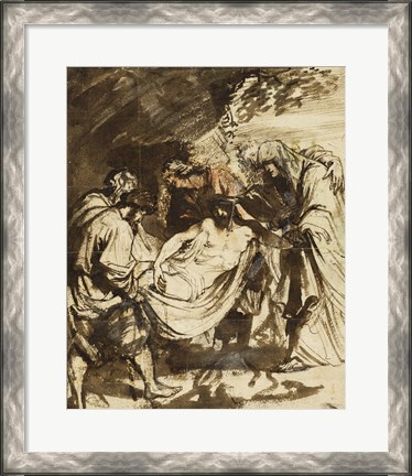 Framed Entombment Print