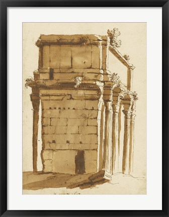 Framed Arch of Septimius Severus Print