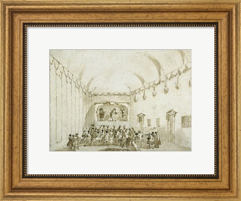 Framed Theatrical Performance Print