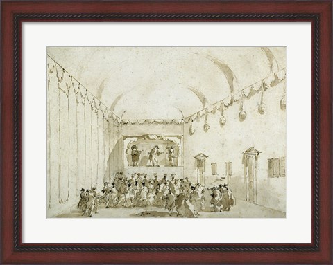 Framed Theatrical Performance Print