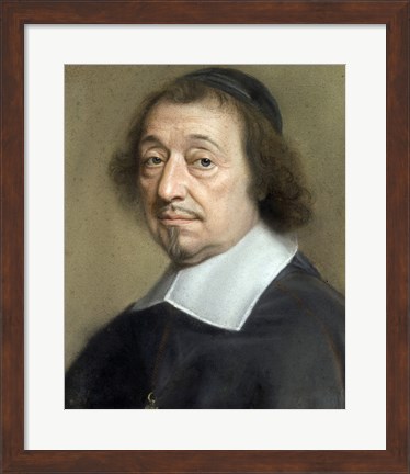 Framed Portrait of Monseigneur Louis Doni d&#39;Attichy, Bishop of Riez Print