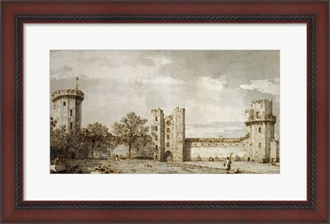 Framed Warwick Castle: The East Front from the Courtyard Print