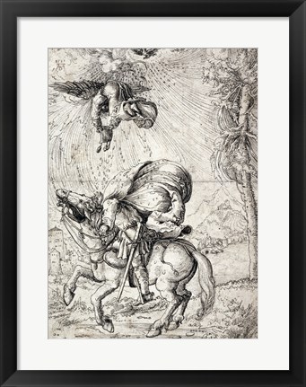 Framed Conversion of Saint Paul Print