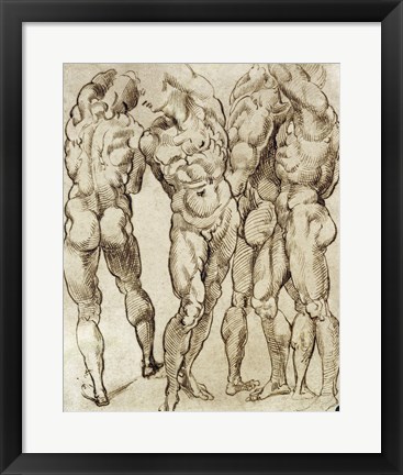Framed Nude Studies Print