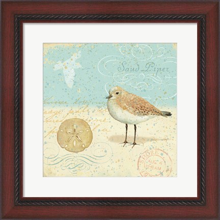 Framed Natural Seashore II Print