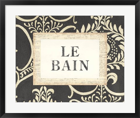 Framed Le Bain Print