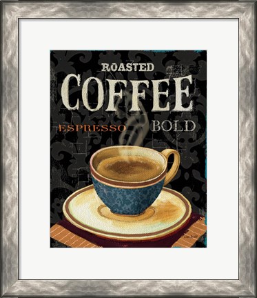 Framed Today&#39;s Coffee IV Print