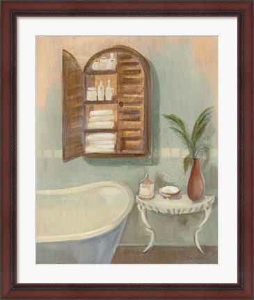 Framed Steam Bath II Print