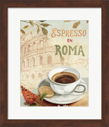 Framed Cafe in Europe III Print