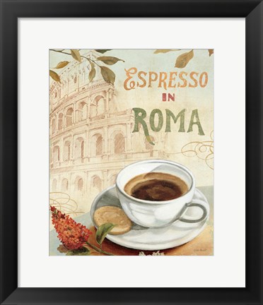 Framed Cafe in Europe III Print