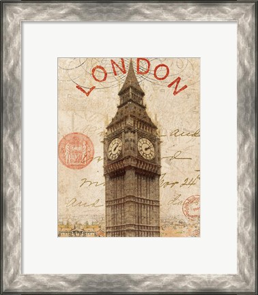 Framed Letter from London Print