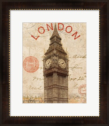 Framed Letter from London Print