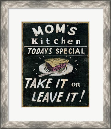 Framed Mom&#39;s Kitchen Print