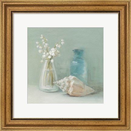 Framed Lily of the Valley Spa Print