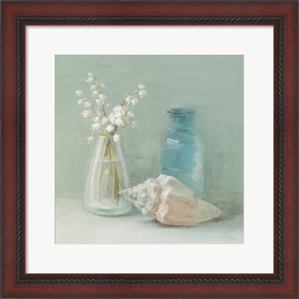 Framed Lily of the Valley Spa Print