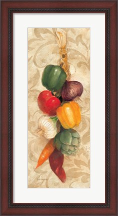 Framed Mixed Vegetables I Print