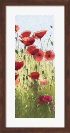 Framed Mountain Poppies I Print