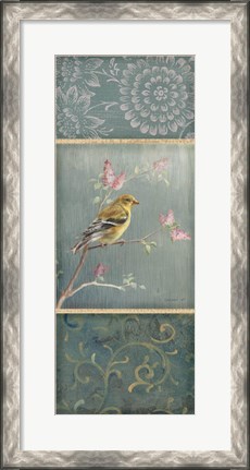 Framed Female Goldfinch Print