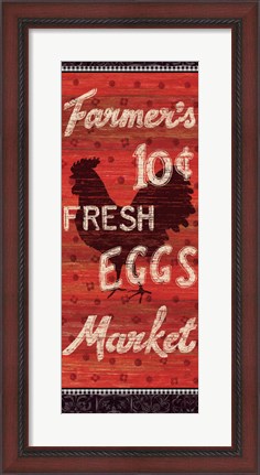Framed Country Touch VI Print