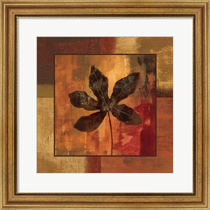 Framed October Leaf IV Print