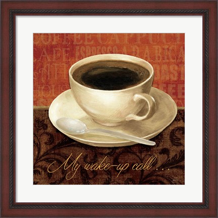 Framed Coffee Talk II Print