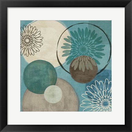 Framed Flora Mood I Print