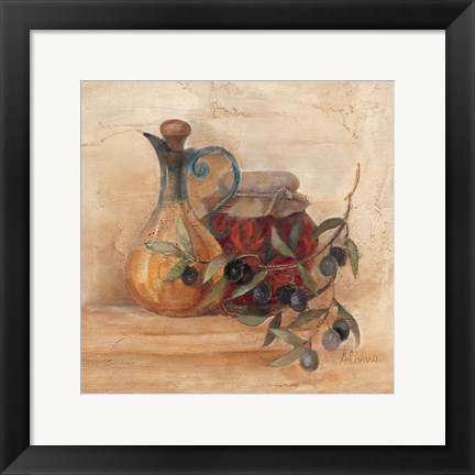 Framed Tuscan Table IV Print