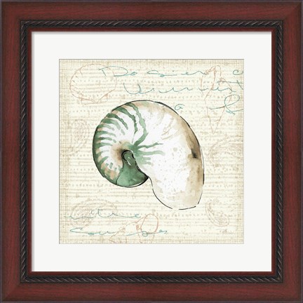 Framed Ocean Prints III Print