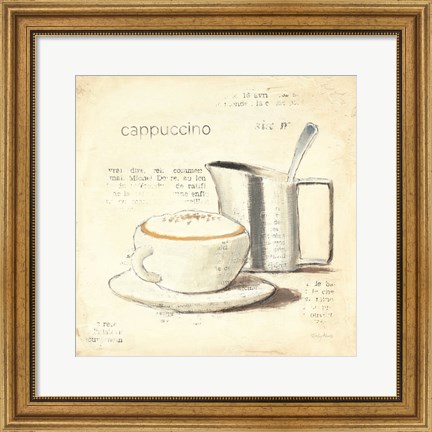 Framed Parisian Coffee IV Print