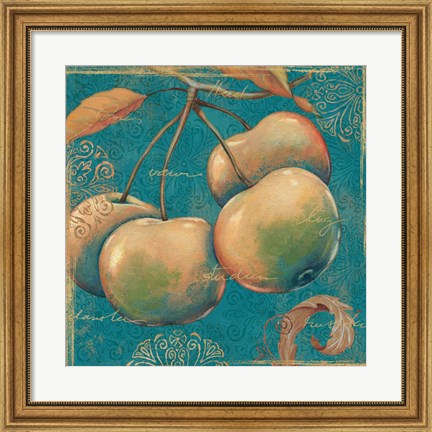 Framed Lovely Fruits III Print