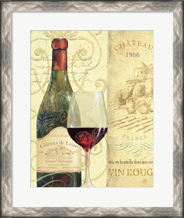 Framed Wine Passion II Print