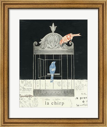 Framed La Chirp Print