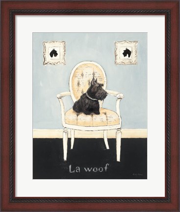 Framed La Woof Print