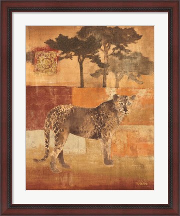 Framed Animals on Safari III Print