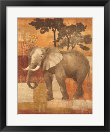 Framed Animals on Safari IV Print