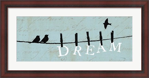 Framed Birds on a Wire - Dream Print