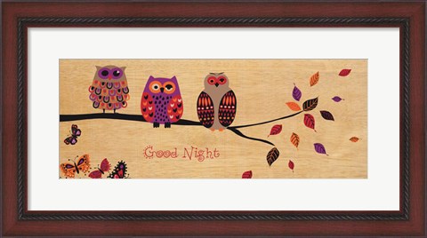 Framed Good Night Owl Print