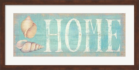 Framed Pastel Home Print