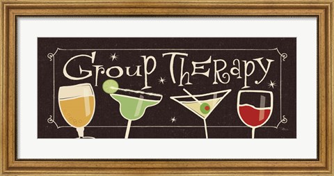 Framed Group Therapy II Print
