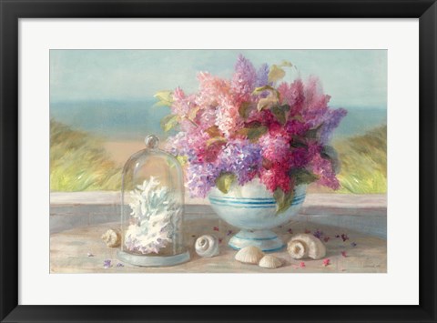 Framed Seaside Spring Crop Print