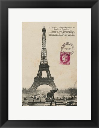 Framed Paris 1900 Print