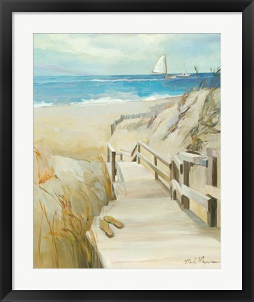 Framed Coastal Escape Print