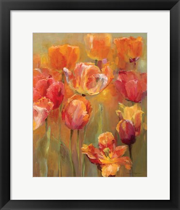 Framed Tulips in the Midst II Print