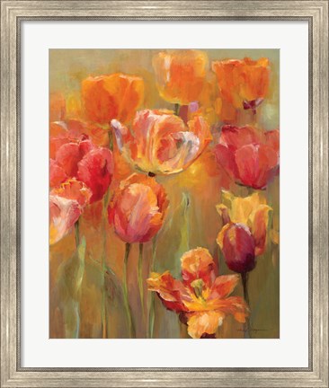 Framed Tulips in the Midst II Print