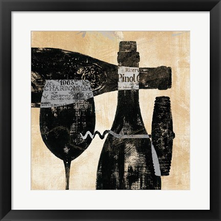 Framed Wine Selection I Print